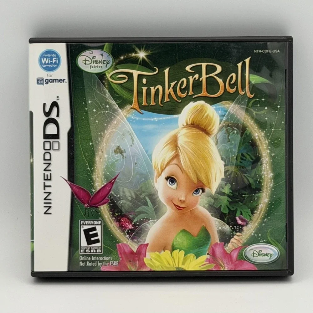 TinkerBell Nintendo DS Complete CIB Disney Fairies USA ESRB E NTR-CDFE-USA
